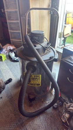 Shop Vac 10 gallon works perfect