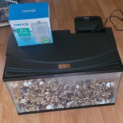 10 Gallon Fish Tank With Accessories  Ready For Your Fish