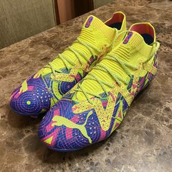 Puma Future Ultimate Energy FG/AG Soccer Cleats 107546-01 Yellow Men’s Sz 9 And 10