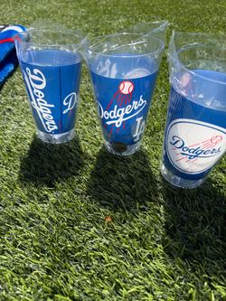 LA Dodgers Plastic Cups Set of 3