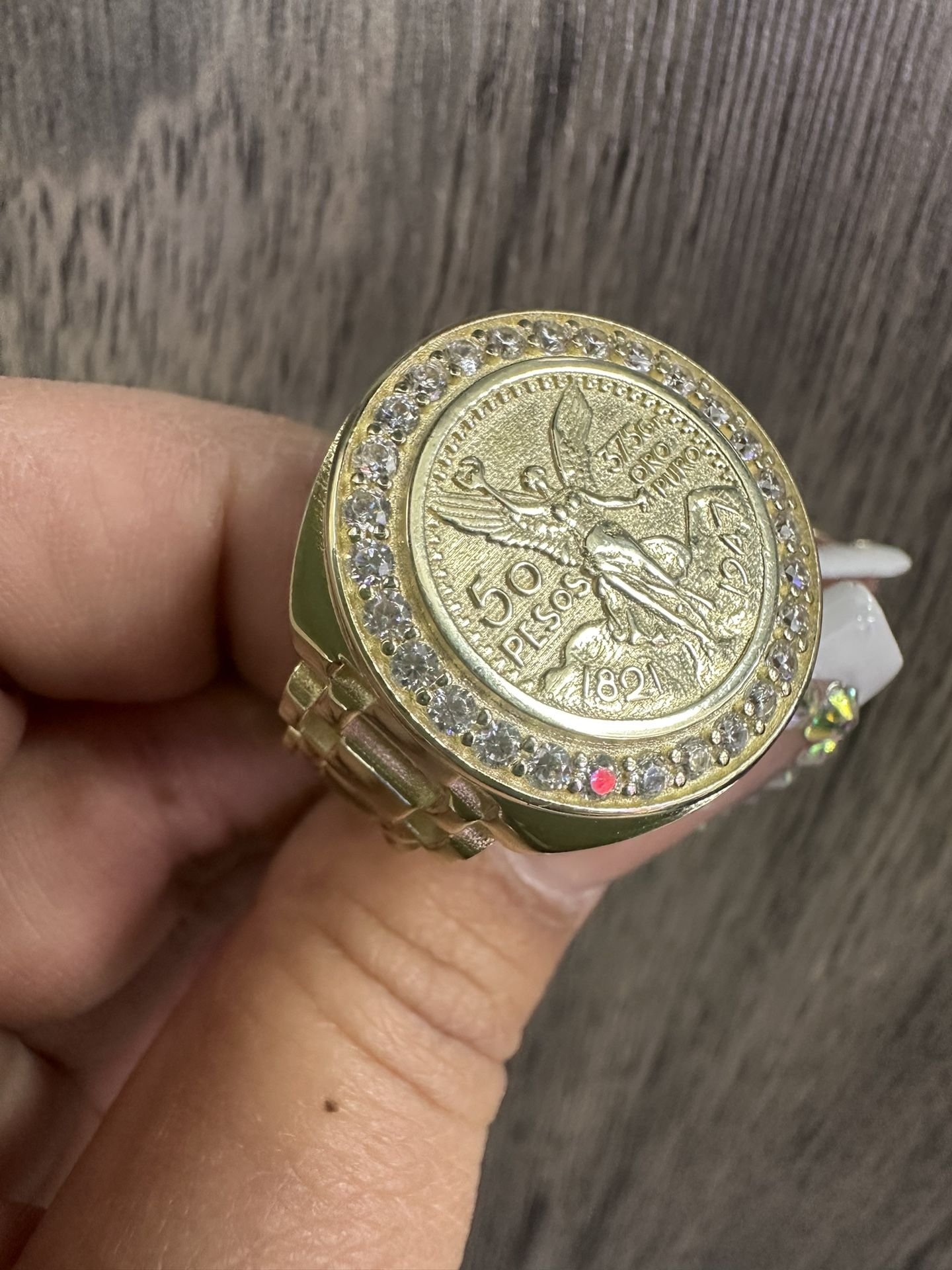 Anillo De Centenario En 10k