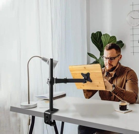 30 in Clamp Tabletop Book/laptop Stand