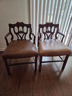 2 Wood Chairs