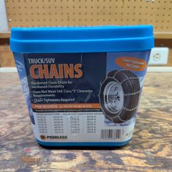 NEW Sealed Peerless Truck SUV Snow Tire Chains PN 0222830 w/ Tighteners