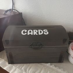 Wooden Gift Card Box