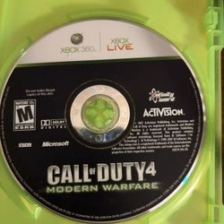 Xbox 360 Call Of Duty