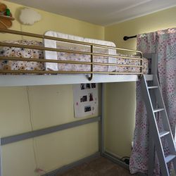 Twin Metal Loft Bed