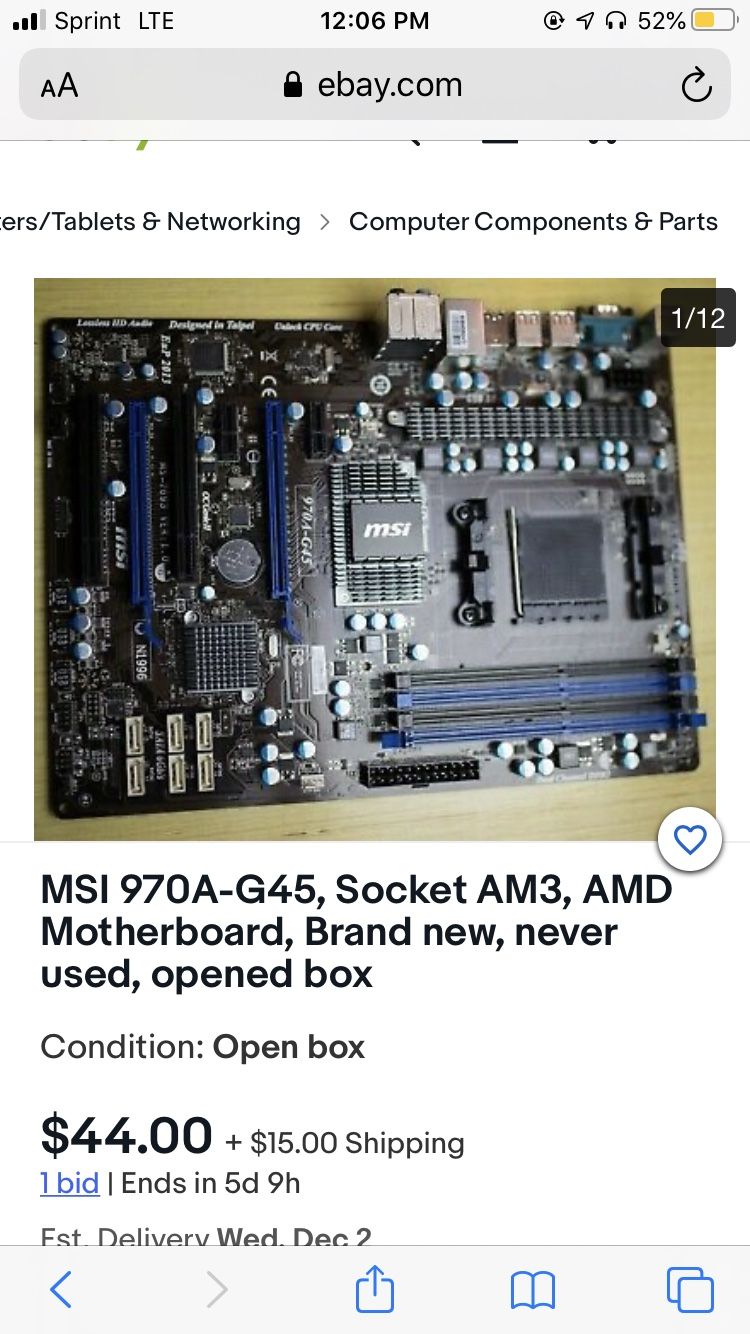 10 New In Box Motherboards