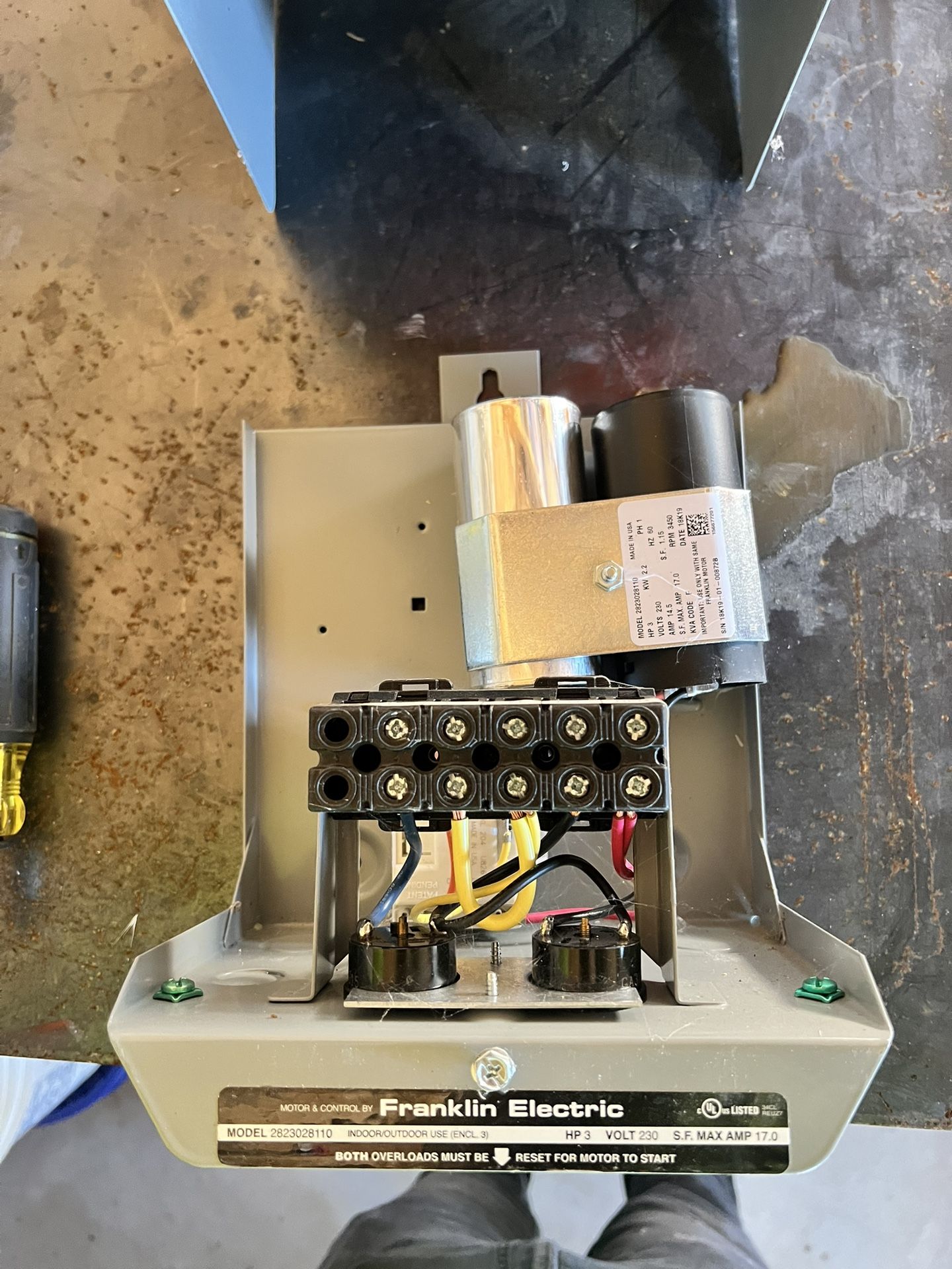 Franklin Electric Standard Control Box | 3 HP - 230V