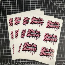 Work Stickers Made2Order