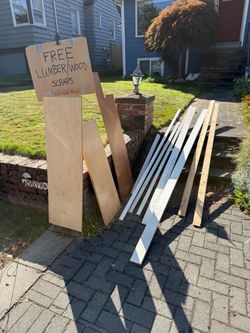 FREE lumber/wood/scraps