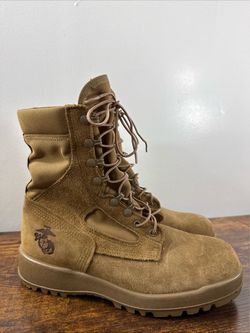 McRae USMC Combat Boots Men’s 10 R Hot Weather Vibram Sole Military Issued EGA