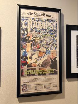 Seahawks Super Bowl Newspaper