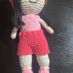 Muñeca Tejida A Ganchillo 