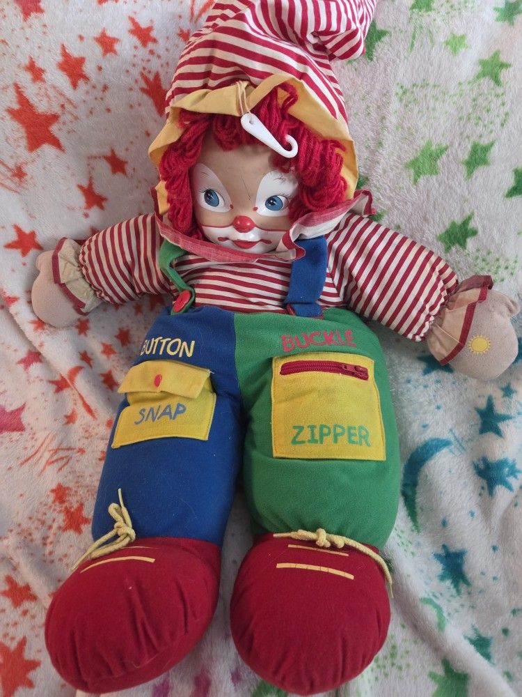 Clown Plush Doll Light Up