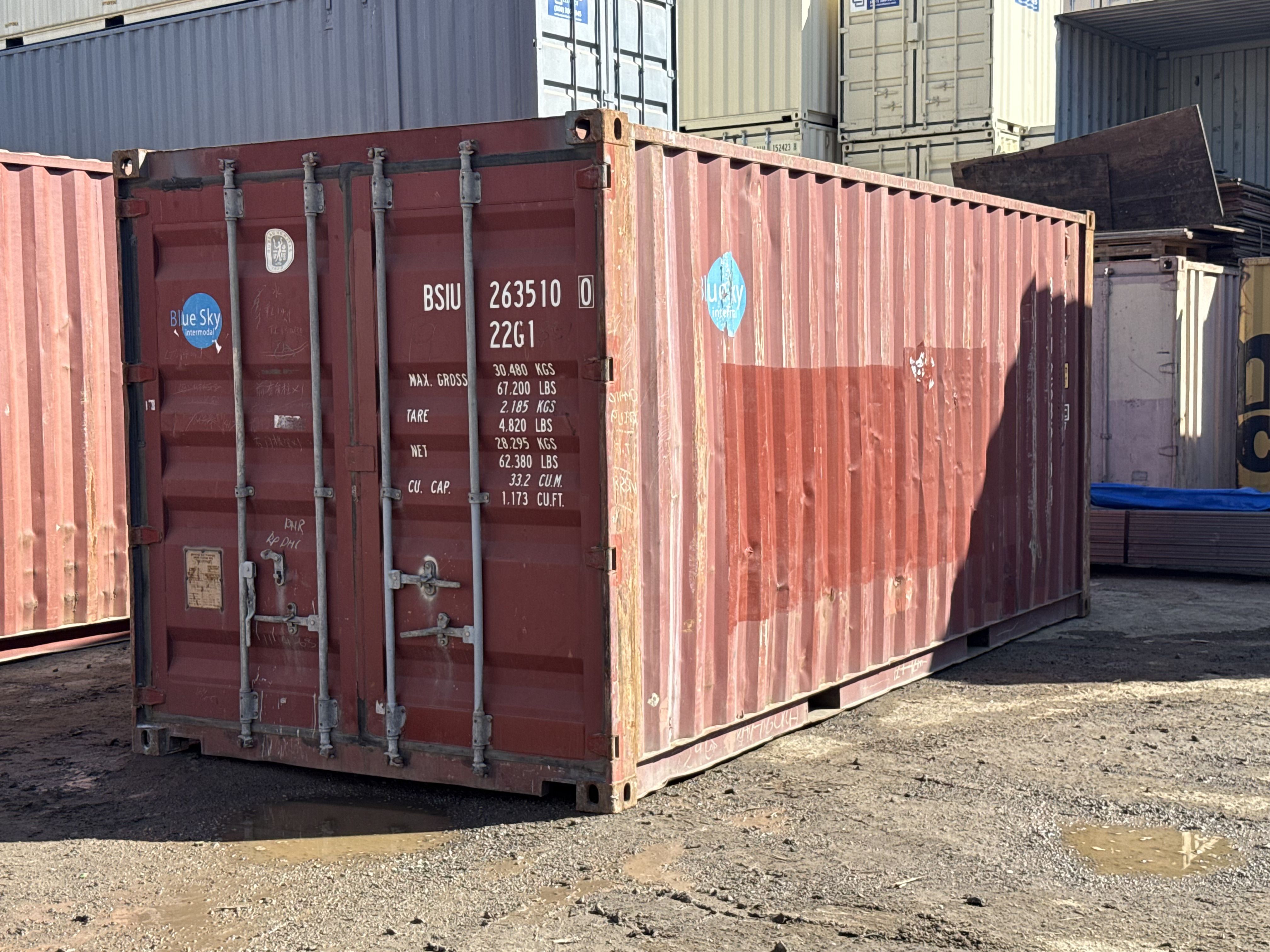 20ft Used Wind and Watertight Shipping Container / For sale