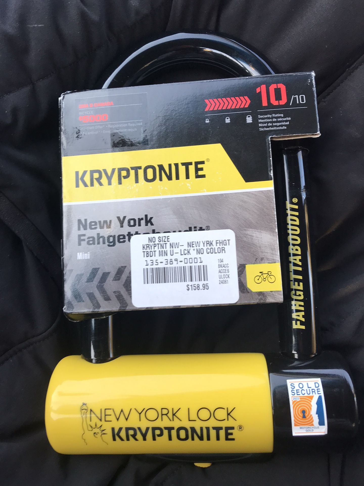 Kryptonite Ulock-Max Security  159.95 ( New-unopened)