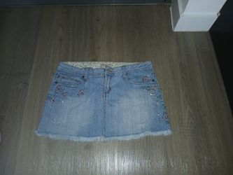 Denim Mini Skirt