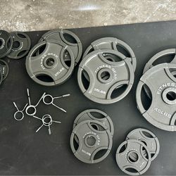 Marcy Elite Bench  , Olympic Bar , and Complete Weight Set