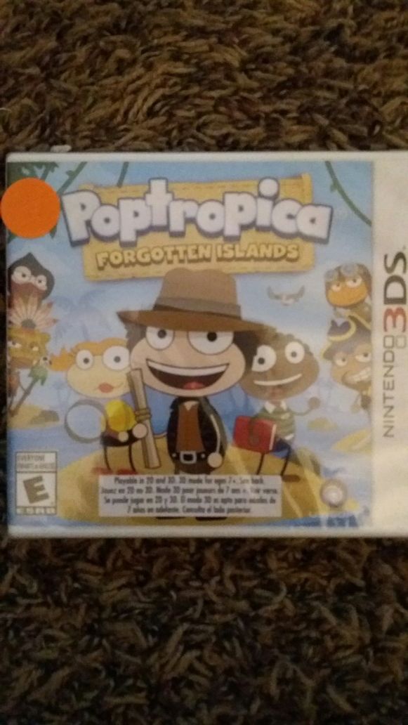 POPTROPICA Forgotten Islands (Nintendo 3DS) NEW!