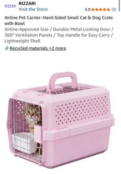 Rizzari Hard-Sided Airline Pet Carrier