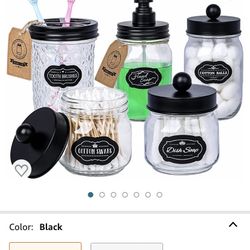 Mason Jar Bathroom Accessories 