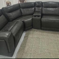 Leather Costco Power Reclining Sectional Sofa