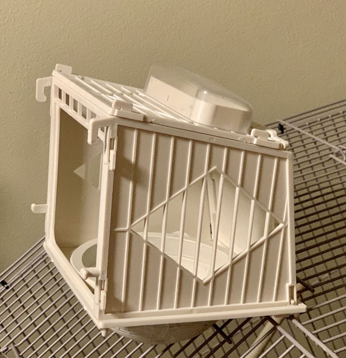 Canary / Bird External Nest With Egg Holder