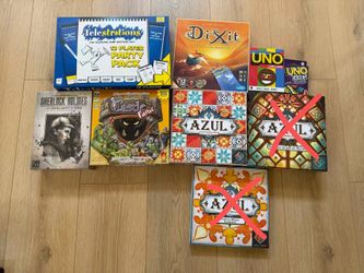 Board Games Collection – Azul / Dixit / Castle Panic / Sherlock Holmes & More