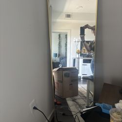 Gold Full Length Mirror 