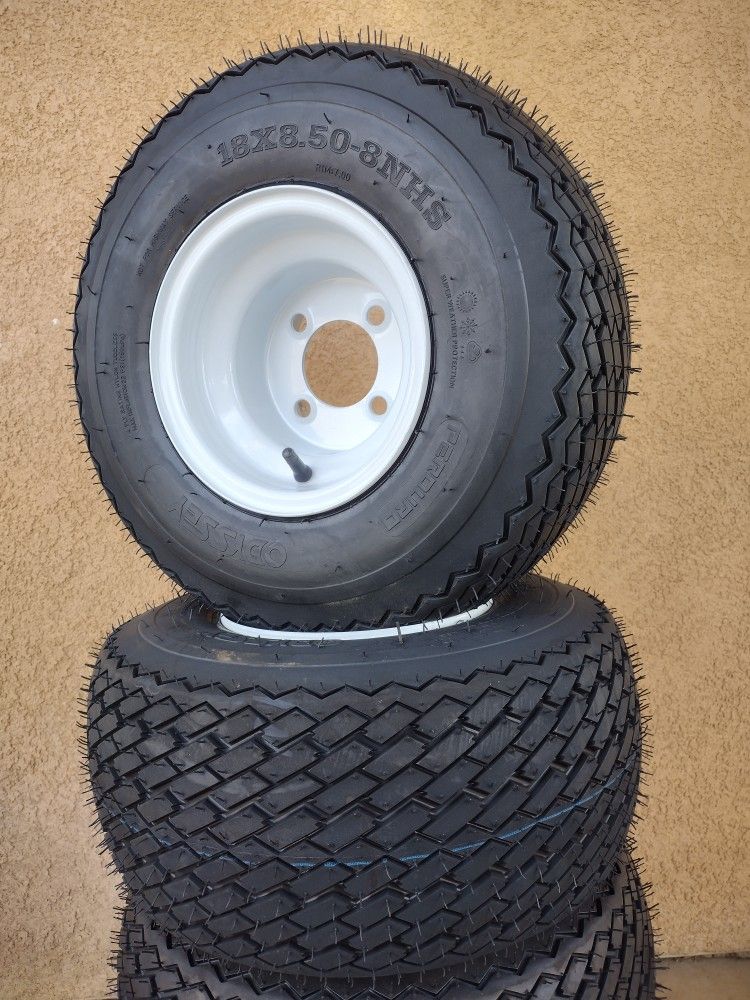 New Golf Cart Wheels And Tires