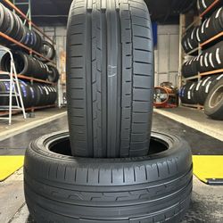 🔥 2 USED Pirelli P Zero PZ4 RO1 PNCS 255/40R21 102Y | 70% Tread | Installed | $160 Out the Door
