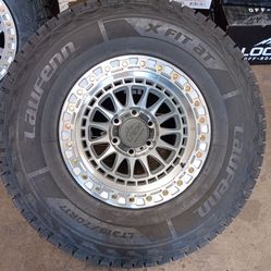 17x9 lock rims 6 lug 6x139 6x5.5 on new tires 315 70 17