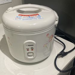 Zojirushi NS-RPC10FJ Rice Cooker and Warmer, 1.0-Liter, Tulip