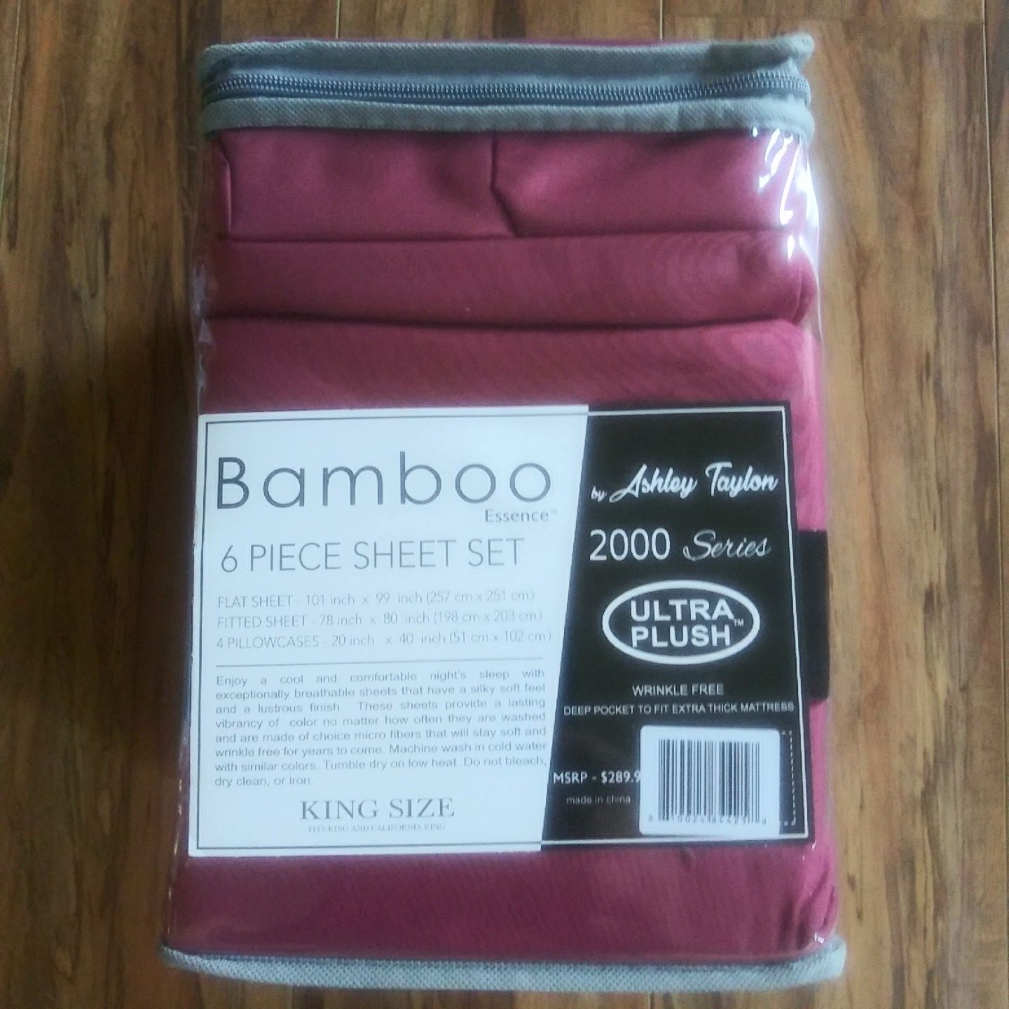 Brand New Bamboo 6 Piece Sheet Set - Twin, Full, Queen, King