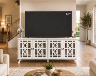 Tv stand, brand new in. Box.  White