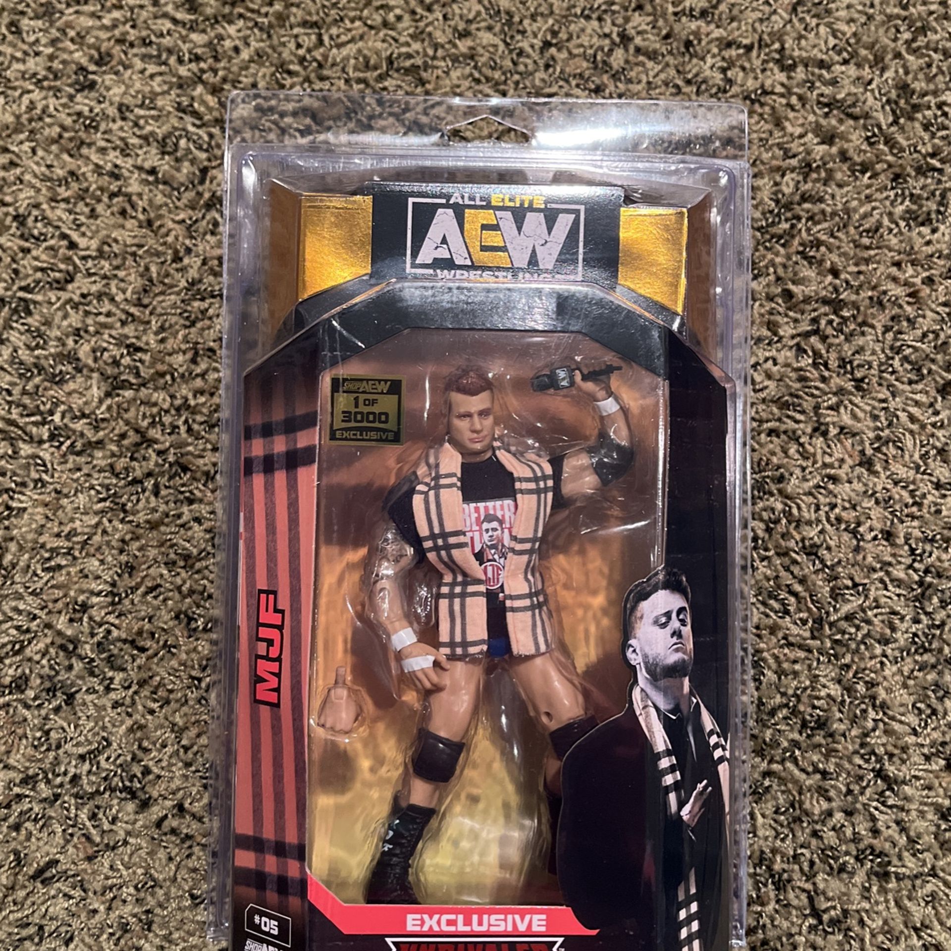 AEW MJF アンライバルド アクションフィギュア (全3000体中1体