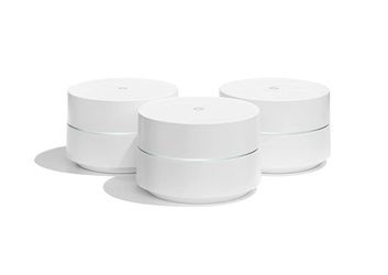 Google Wifi Mesh System (3-Pack, AC1200 / AC-1304) w/ Power Adapters