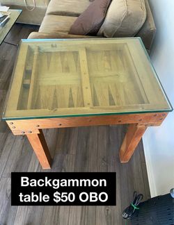 Backgammon table