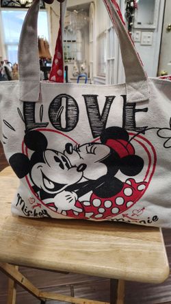 Big Mickey mouse hand material bag purse