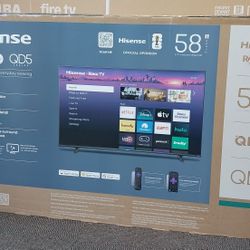 Hisense 58" TV QLED Tv  Cash Offer 