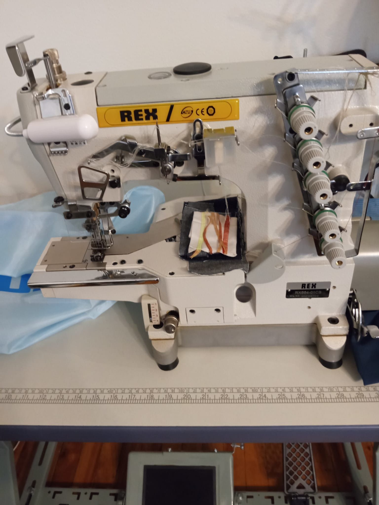 REX Cover-stitch Industrial Sewing Machine 