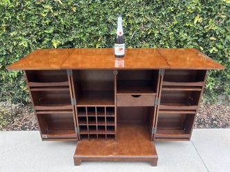 Expandable Wooden Bar Cabinet / Liquor Cabinet / Home Bar