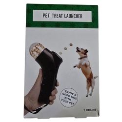 Festive Voice Pet Treat Launcher Fine Gifts Dog Animal Toy Snack Dispenser 