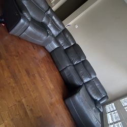 Huge Leather Sofas Recliners 