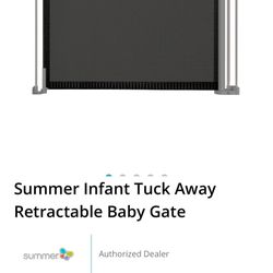 Two Retractable Summer Brand Baby Or Pet Gate