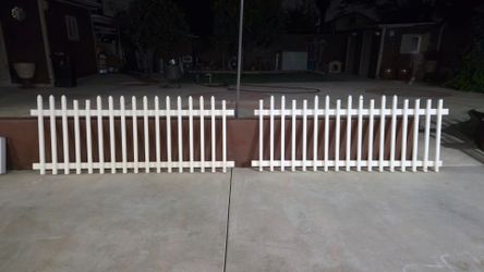 White Plastic Fence