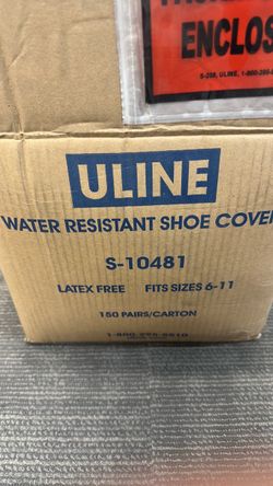 Water resistant shoe covers