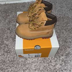 Toddler Boy Timberland Boots Size 8C Lightly Used