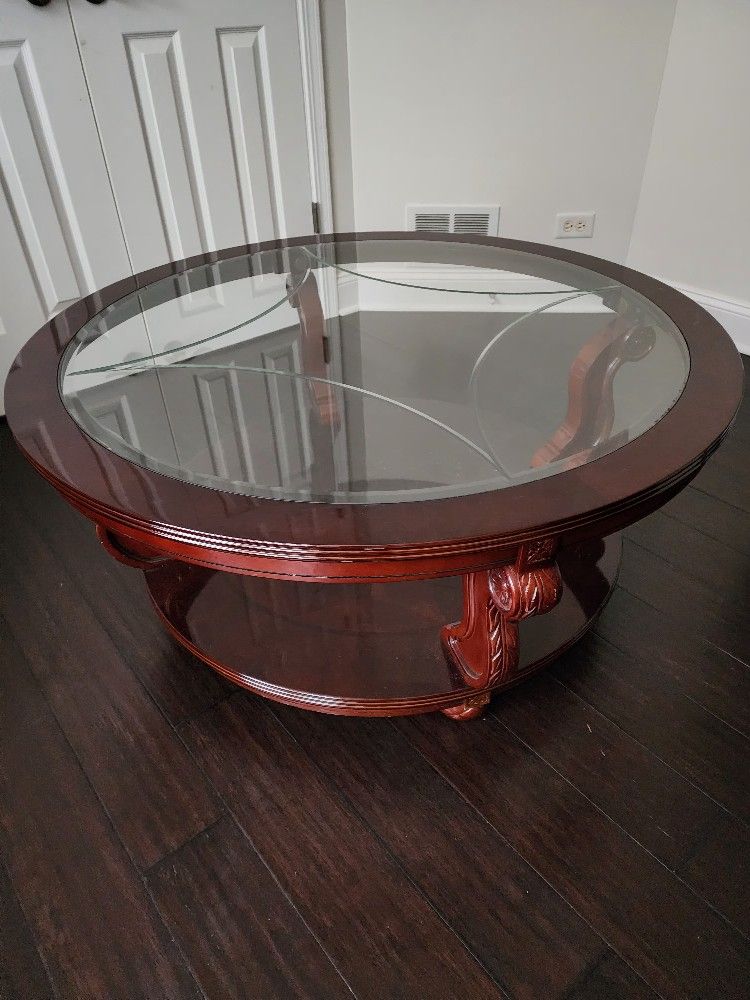 Coffee Table 42×19 1/8 Glass Top